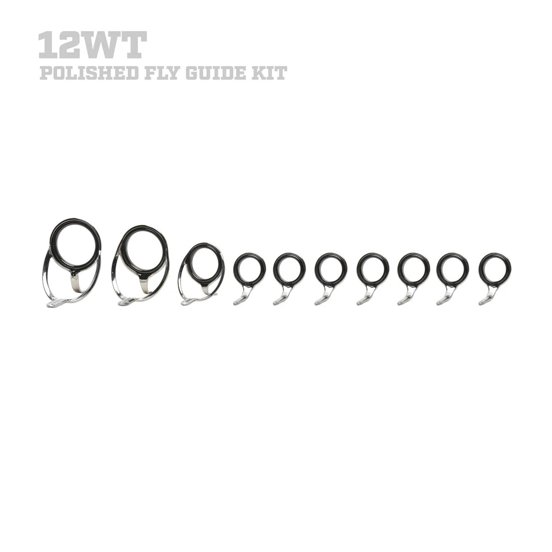 CRB LZR Single Foot Fly Rod Guide Set Kits Components 24 CRB LZR Single Foot Fly Rod Guide Set Kits Components