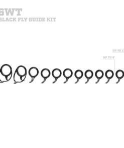 CRB LZR Single Foot Fly Rod Guide Set Kits Components 31 CRB LZR Single Foot Fly Rod Guide Set Kits Components