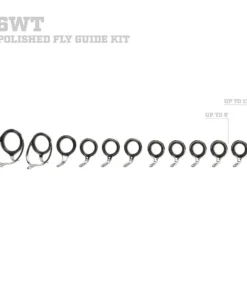 CRB LZR Single Foot Fly Rod Guide Set Kits Components 33 CRB LZR Single Foot Fly Rod Guide Set Kits Components