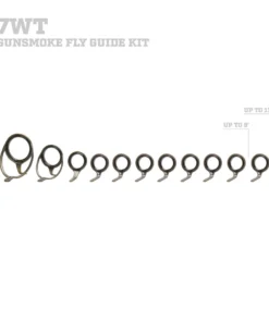 CRB LZR Single Foot Fly Rod Guide Set Kits Components 35 CRB LZR Single Foot Fly Rod Guide Set Kits Components