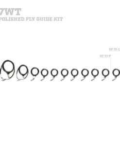 CRB LZR Single Foot Fly Rod Guide Set Kits Components 36 CRB LZR Single Foot Fly Rod Guide Set Kits Components