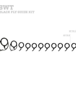 CRB LZR Single Foot Fly Rod Guide Set Kits Components 37 CRB LZR Single Foot Fly Rod Guide Set Kits Components