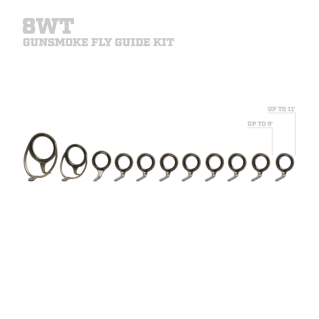 CRB LZR Single Foot Fly Rod Guide Set Kits Components 14 CRB LZR Single Foot Fly Rod Guide Set Kits Components