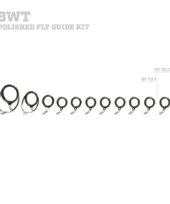 CRB LZR Single Foot Fly Rod Guide Set Kits Components 39 CRB LZR Single Foot Fly Rod Guide Set Kits Components