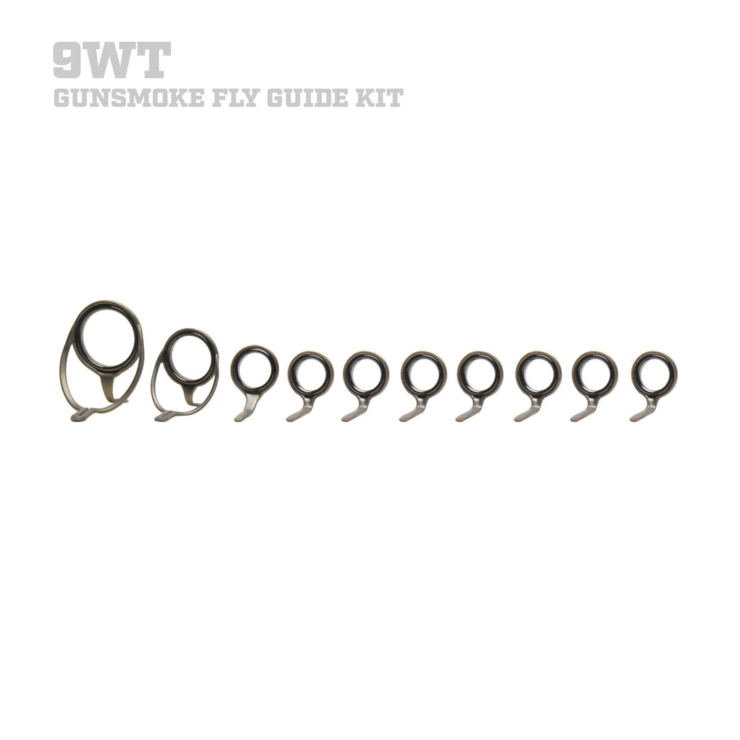 CRB LZR Single Foot Fly Rod Guide Set Kits Components 17 CRB LZR Single Foot Fly Rod Guide Set Kits Components