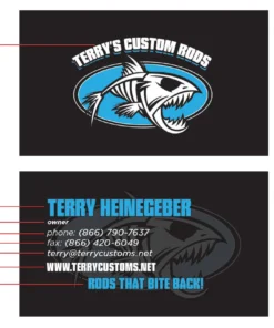 Mud Hole Custom Business Cards: Fish Skeleton 6 Mud Hole Custom Business Cards: Fish Skeleton