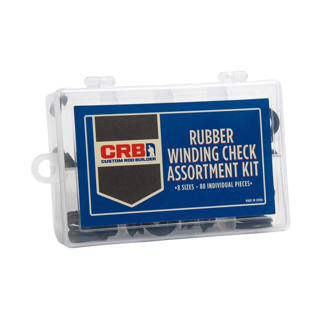 CRB Black Rubber Winding Checks - 80-Piece Assortment Kit Components 3 CRB Black Rubber Winding Checks - 80-Piece Assortment Kit Components