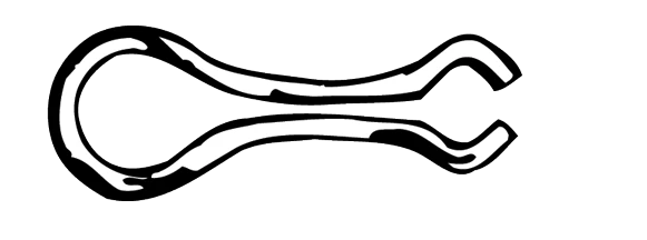 Do-It Gear Brass Sinker Eyes, #2 3 Do-It Gear Brass Sinker Eyes, #2