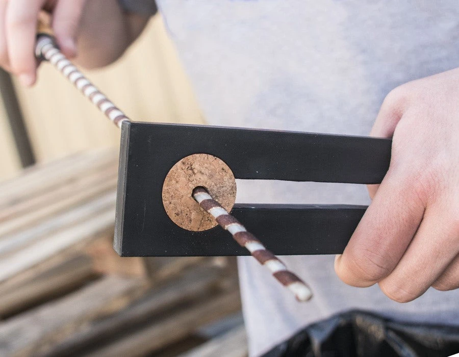 CRB Cork Ring Holder Grip Making 4 CRB Cork Ring Holder Grip Making