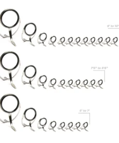 Components CRB Heavy Duty Spinning Rod Guide Kits 11 Components CRB Heavy Duty Spinning Rod Guide Kits