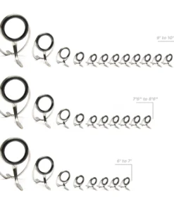 Components CRB Heavy Duty Spinning Rod Guide Kits 9 Components CRB Heavy Duty Spinning Rod Guide Kits