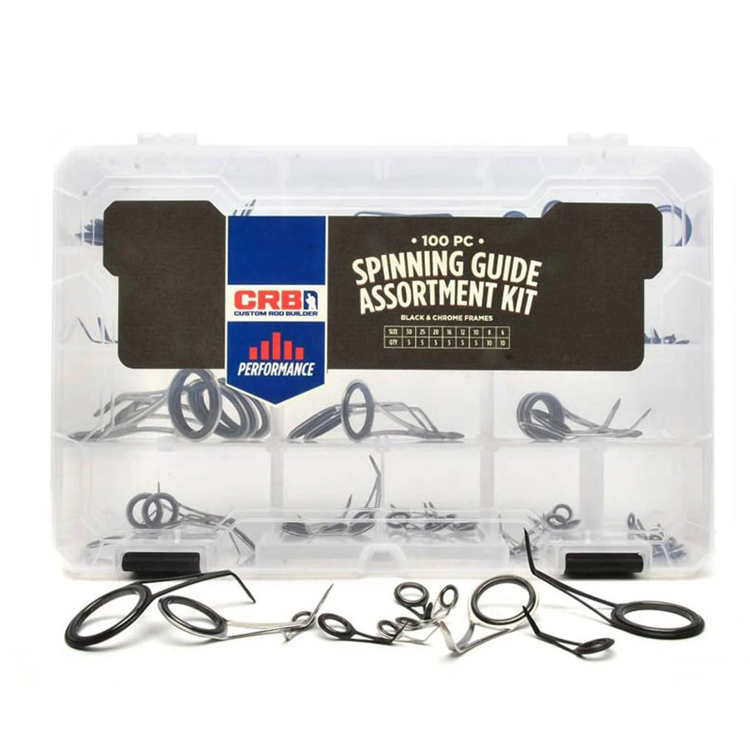 Components CRB Spinning Guide Assortment Kits - Black & Chrome Combo 4 Components CRB Spinning Guide Assortment Kits - Black & Chrome Combo