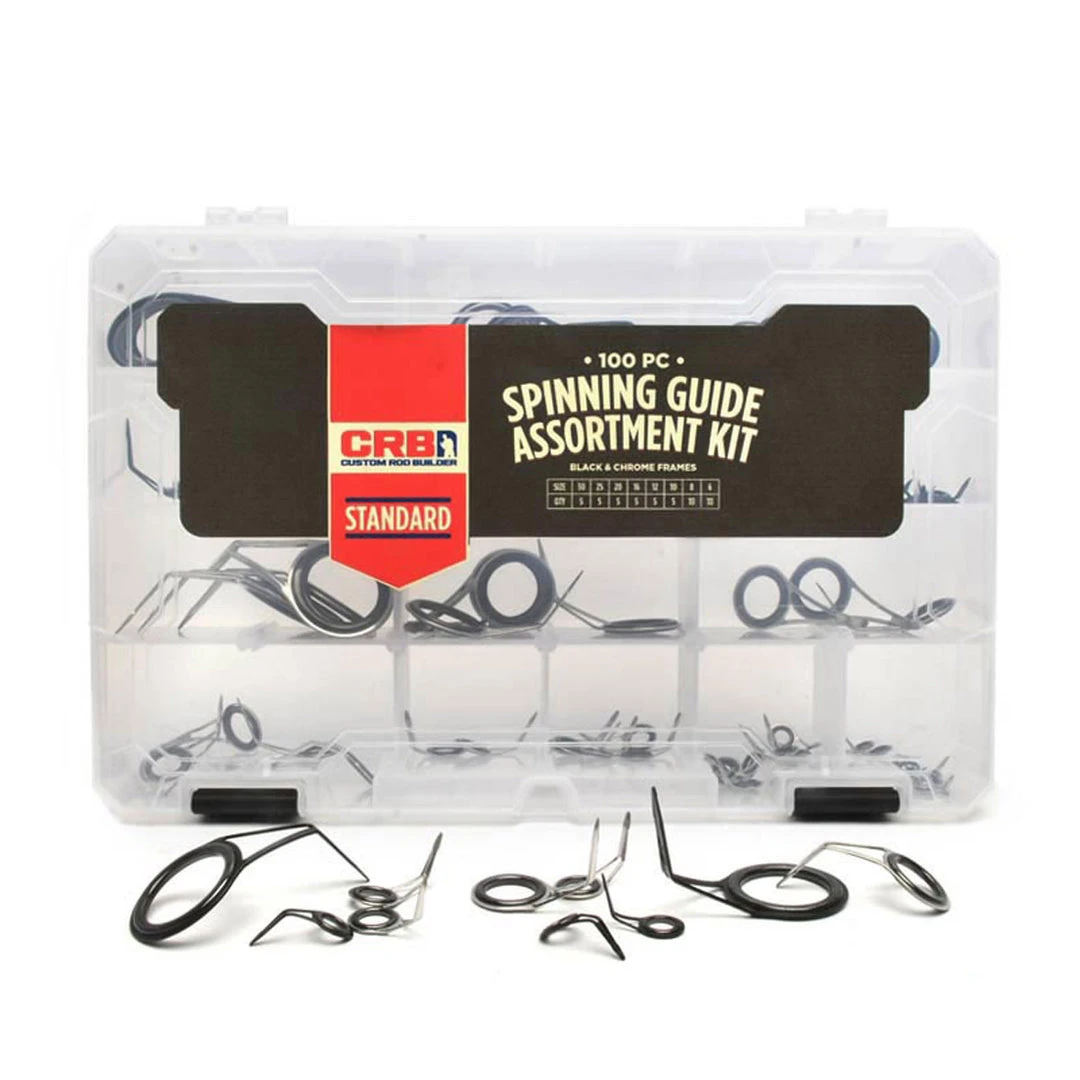 Components CRB Spinning Guide Assortment Kits - Black & Chrome Combo 5 Components CRB Spinning Guide Assortment Kits - Black & Chrome Combo