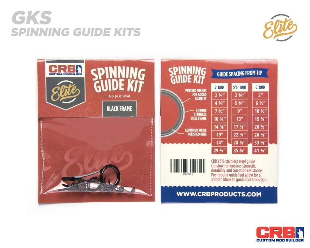CRB Spinning Rod Guide Kits 5 CRB Spinning Rod Guide Kits