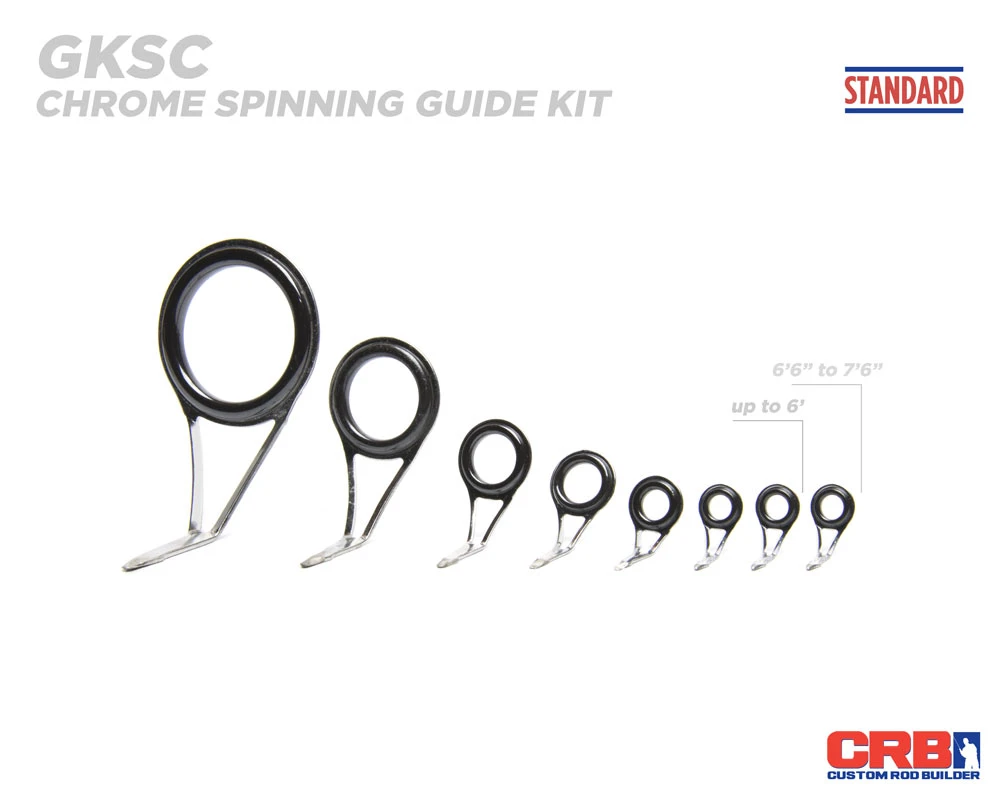 CRB Spinning Rod Guide Kits 12 CRB Spinning Rod Guide Kits