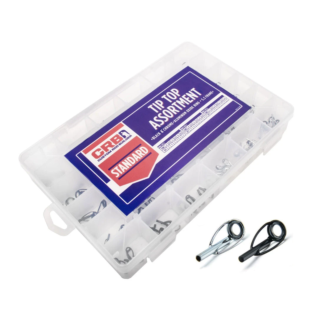 Components CRB Tip-Top Assortment Set - Black & Chrome Combo 3 Components CRB Tip-Top Assortment Set - Black & Chrome Combo