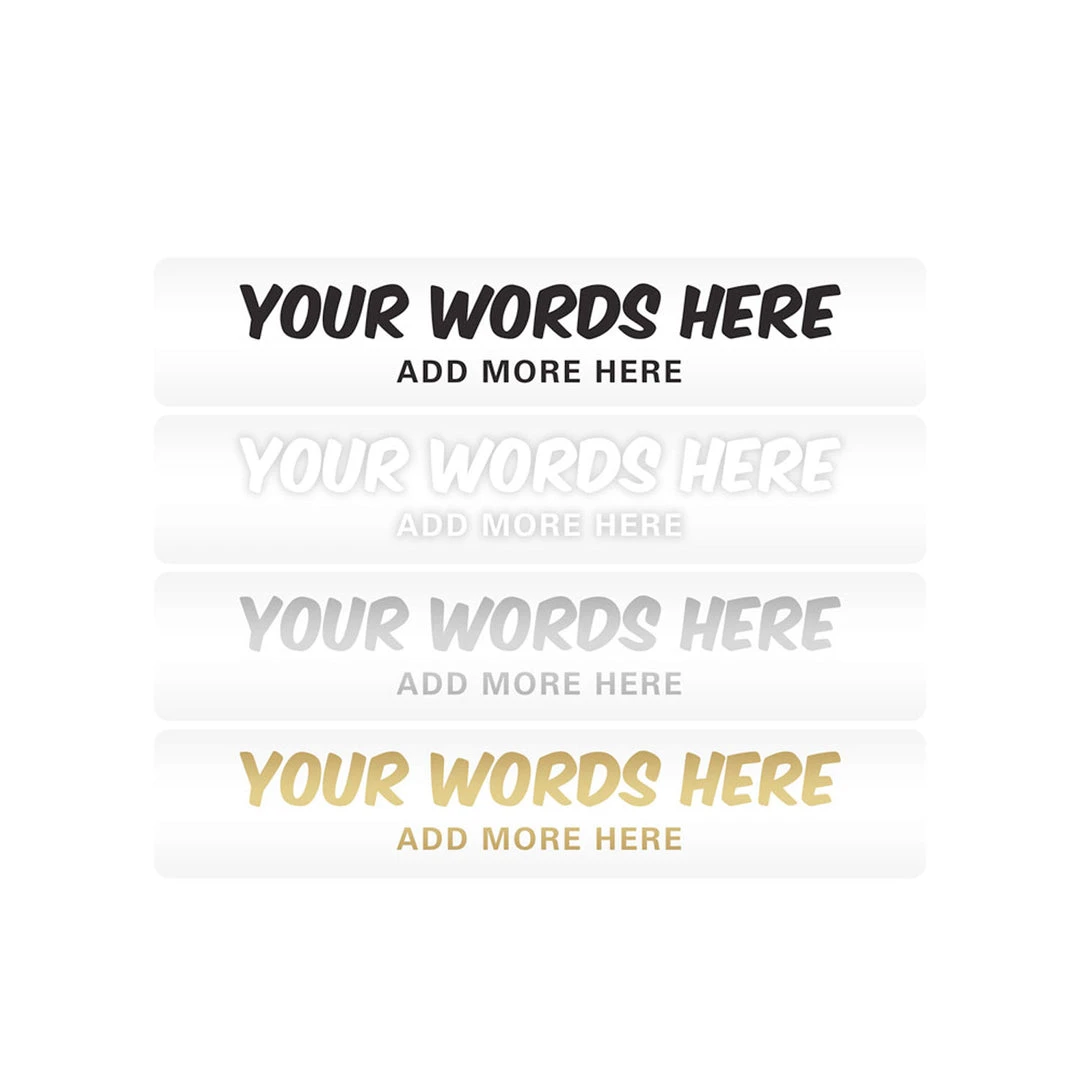 Mud Hole Supplies Customizable Designer Rod Decals - Comic 4 Mud Hole Supplies Customizable Designer Rod Decals - Comic