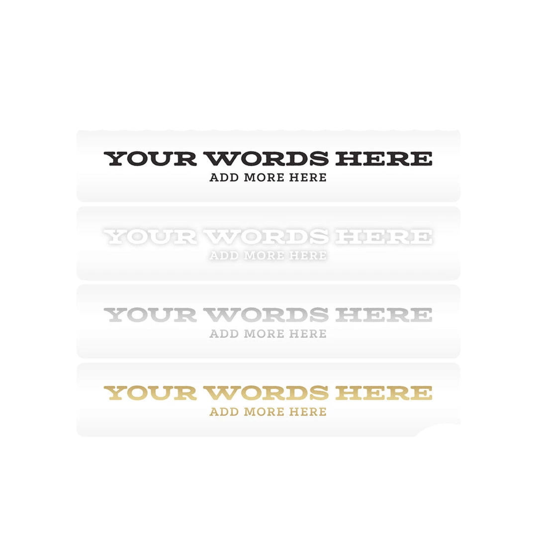 Mud Hole Customizable Designer Rod Decals - Vintage Supplies 4 Mud Hole Customizable Designer Rod Decals - Vintage Supplies