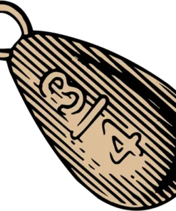 Gear DO-IT BL-2-68B Bell Sinker With Brass Eye Mold