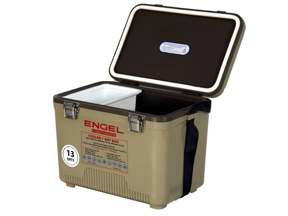 Engel USA Gear Engel 13 Qt. Cooler/Dry Box - Tan 4 Engel USA Gear Engel 13 Qt. Cooler/Dry Box - Tan