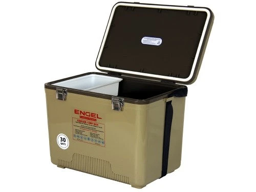 Engel USA Engel 30 Qt. Cooler/Dry Box - Tan 4 Engel USA Engel 30 Qt. Cooler/Dry Box - Tan