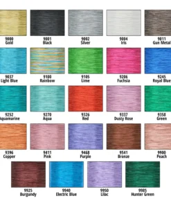 FishHawk Premium Metallic Thread Supplies