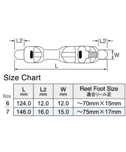 Fuji LS Plate Type Reel Seats Components 9 Fuji LS Plate Type Reel Seats Components