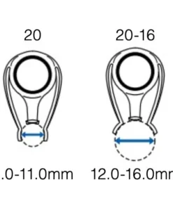Fuji RB Trolling & Surf Guide Components 16 Fuji RB Trolling & Surf Guide Components
