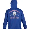 Mud Hole Custom Hoodie: Skull With Crossing Rods