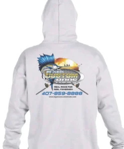 Mud Hole Custom Hoodie: Jumping Marlin Gear