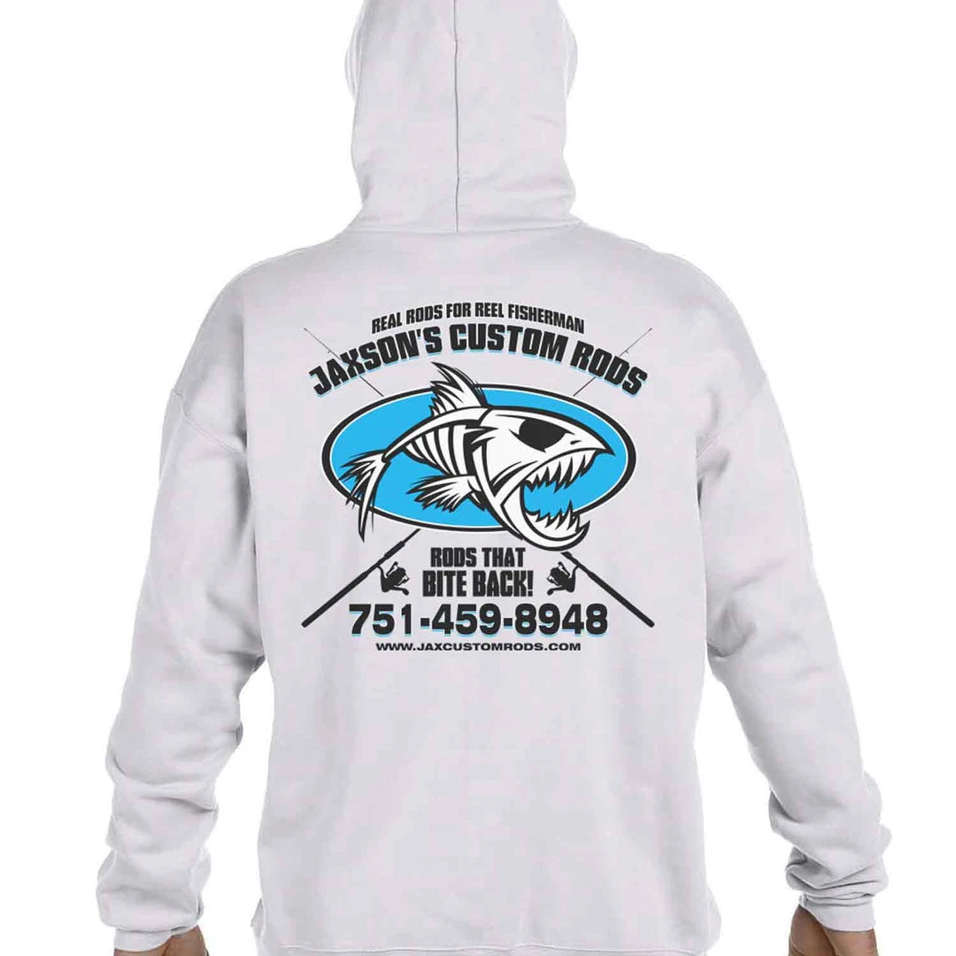 Mud Hole Custom Hoodie: Fish Skeleton 3 Mud Hole Custom Hoodie: Fish Skeleton