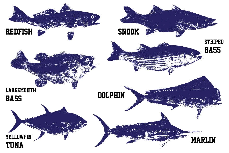 Mud Hole Gear Long-Sleeve Mesh Performance Tee: Vintage Distressed Fish And Rods 5 Mud Hole Gear Long-Sleeve Mesh Performance Tee: Vintage Distressed Fish And Rods