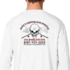 Mud Hole Long-Sleeve Mesh Performance Tee: Skull With Crossing Rods 2 Mud Hole Long-Sleeve Mesh Performance Tee: Skull With Crossing Rods
