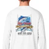 Mud Hole Long-Sleeve Mesh Performance Tee: Assorted Saltwater Gamefish