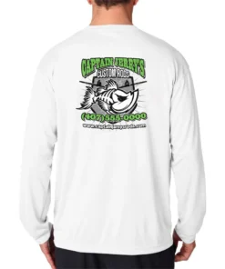 Mud Hole Custom Long-Sleeve Mesh Performance Tee: Green Bones Gear