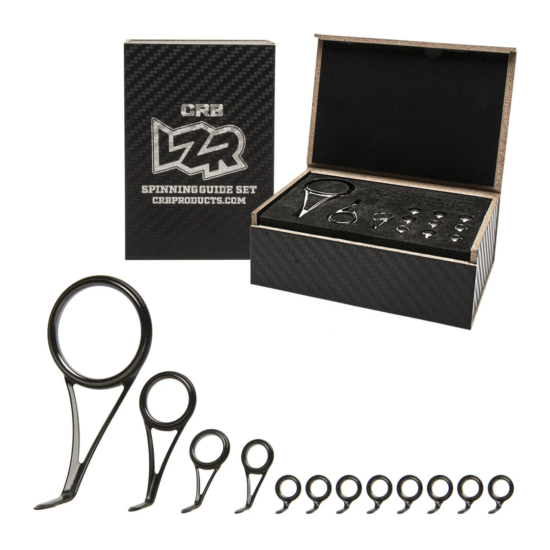 CRB LZR Medium-Duty Spinning Rod Guide Kits 7 CRB LZR Medium-Duty Spinning Rod Guide Kits