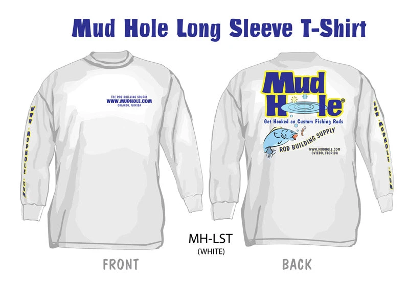 Gear Mud Hole Long Sleeve T-Shirt (White) 3 Gear Mud Hole Long Sleeve T-Shirt (White)