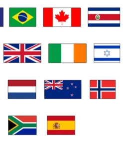 CRB International Flag Rod Decals Supplies