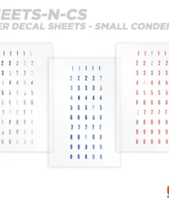 CRB Numeric Rod Decals - Peel & Stick Numbers