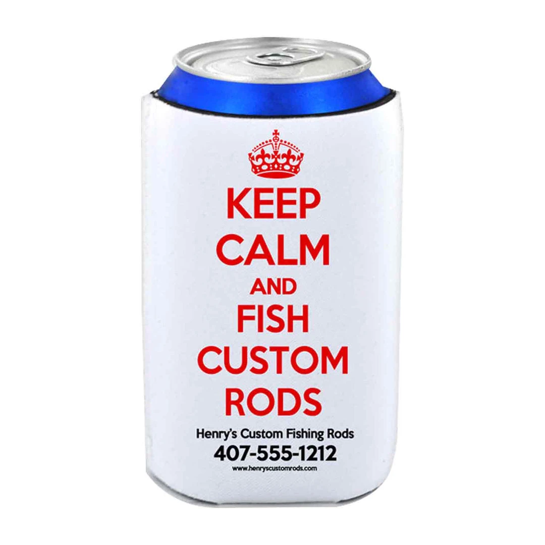 Mud Hole Personalized Can Koozie 018 Keep Calm And Fish Custom Rods 3 Mud Hole Personalized Can Koozie 018 Keep Calm And Fish Custom Rods