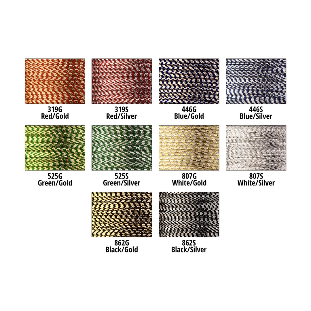 Supplies ProWrap Metallic Twist 100YD Spool 4 Supplies ProWrap Metallic Twist 100YD Spool