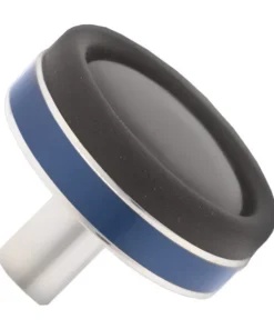 CRB Rubber Butt Cap With Designer Aluminum Trim Components 12 CRB Rubber Butt Cap With Designer Aluminum Trim Components