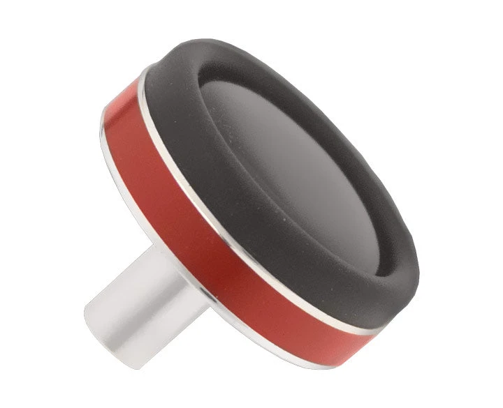 CRB Rubber Butt Cap With Designer Aluminum Trim Components 9 CRB Rubber Butt Cap With Designer Aluminum Trim Components