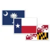 CRB Supplies US State Flag Rod Decals
