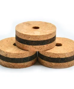 CRB 1/3 Stacked Burl - 1/2" X 1/4" Hole - Natural/Burnt/Natural