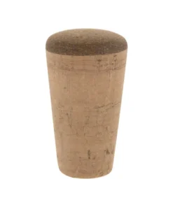 CRB Components Straight Tapered Cork Split-Grip Fighting Butt, Round End