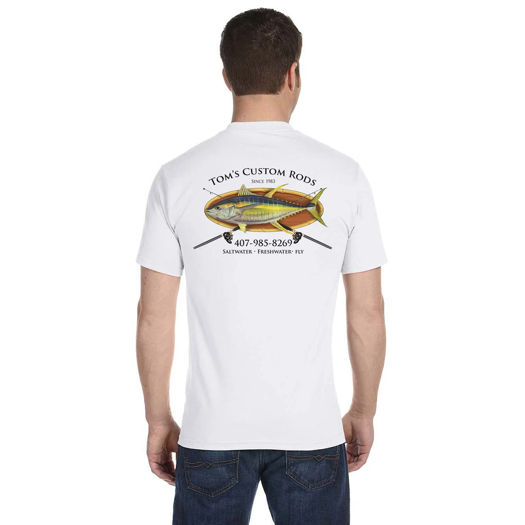 Mud Hole Gear Custom T-Shirt: Bamboo Frame With Crossing Rods 14 Mud Hole Gear Custom T-Shirt: Bamboo Frame With Crossing Rods