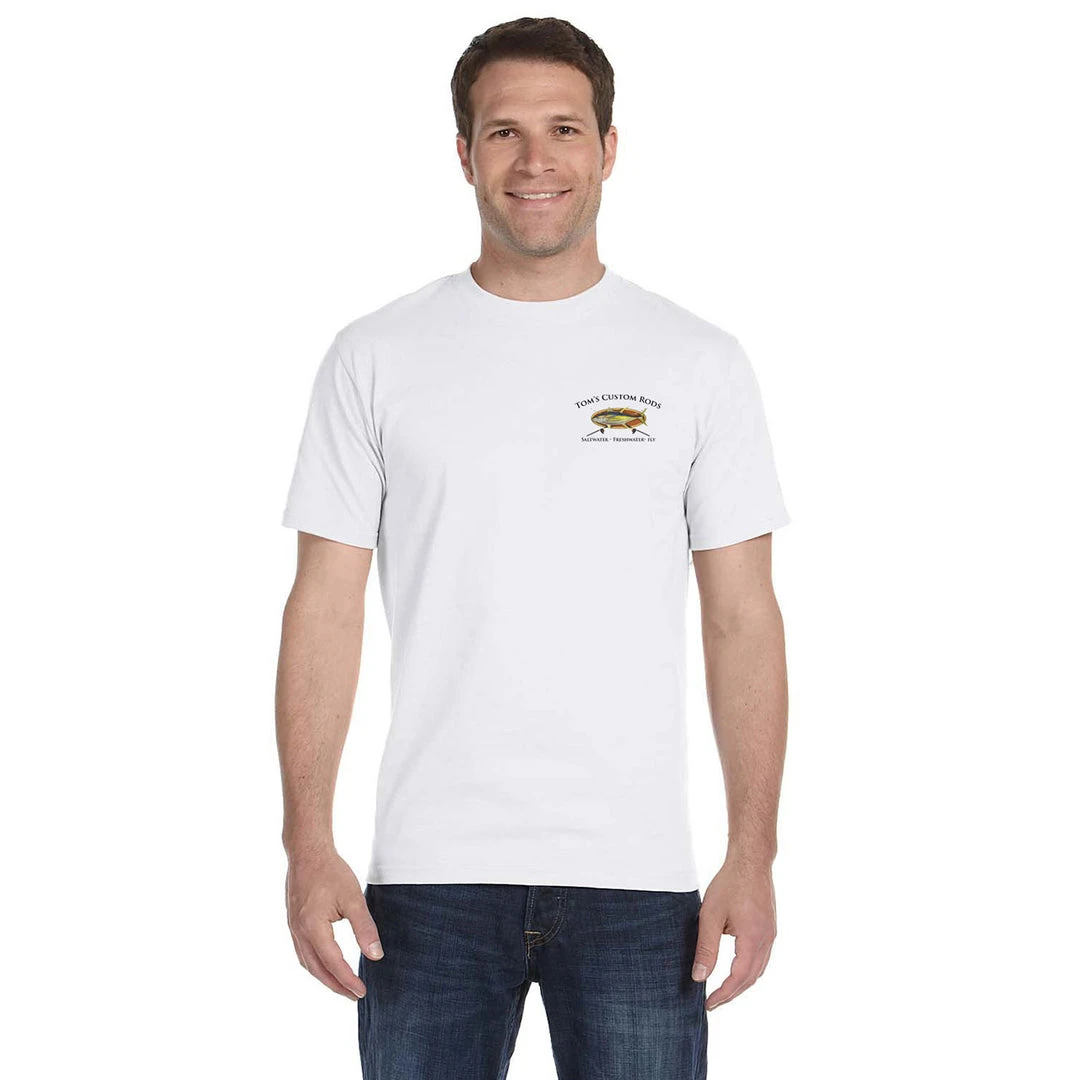 Mud Hole Gear Custom T-Shirt: Bamboo Frame With Crossing Rods 15 Mud Hole Gear Custom T-Shirt: Bamboo Frame With Crossing Rods