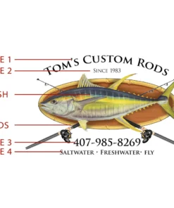 Mud Hole Gear Custom T-Shirt: Bamboo Frame With Crossing Rods 16 Mud Hole Gear Custom T-Shirt: Bamboo Frame With Crossing Rods