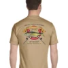 Mud Hole Custom T-Shirt: Life Ring With Crossing Rods Gear
